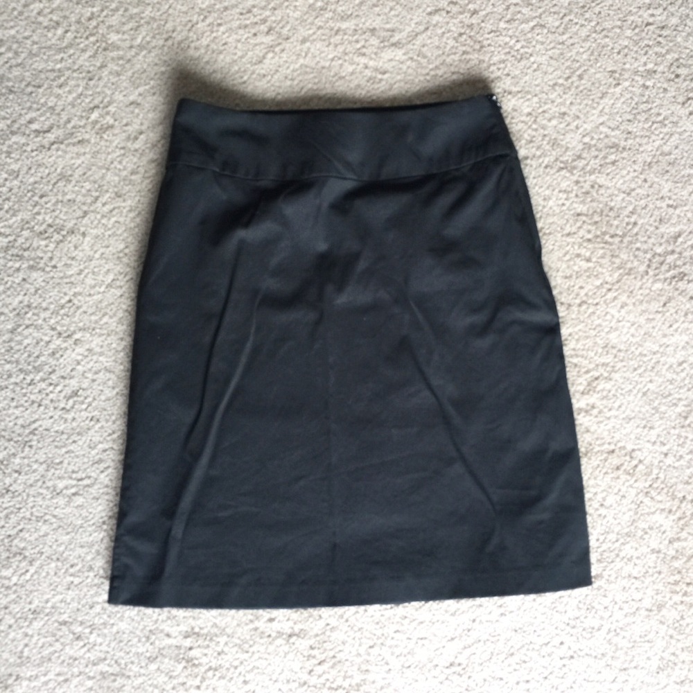 Banana Republic Stretch Skirt With Zipper & Slits